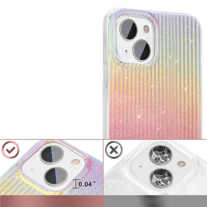 Apple iPhone 13 Kingxbar travel series hátlap tok (multicolor)