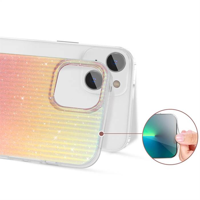 Apple iPhone 13 Kingxbar travel series hátlap tok (multicolor)