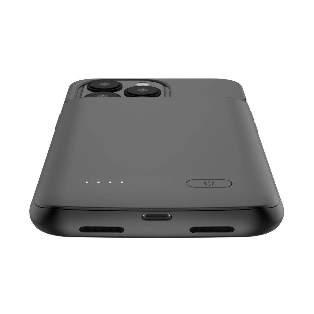 Apple iPhone 13 Tech protect powercase power bank hátlap tok (Fekete) 3