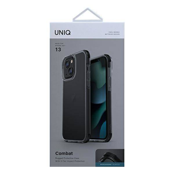 Apple iPhone 13 UNIQ Combat hátlap tok (Fekete)