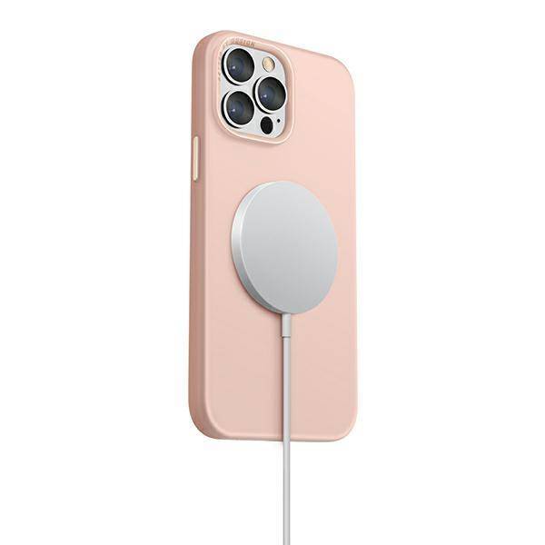 Apple iPhone 13 UNIQ Lino Hue magsafe hátlap tok (Rózsaszín)
