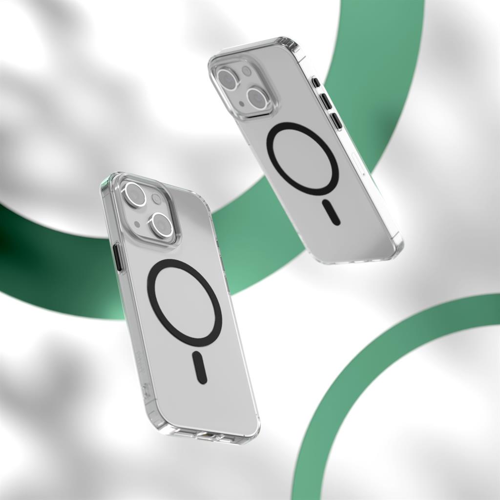 Apple iPhone 13 Etteri Color magsafe hátlap tok (Fekete) 2