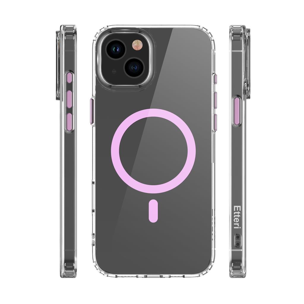 Apple iPhone 13 Etteri Color magsafe hátlap tok (Rózsaszín) 1