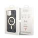 Apple iPhone 13 Guess 4G IML MagSafe tok (Fekete) - GUHMP13MH4STK