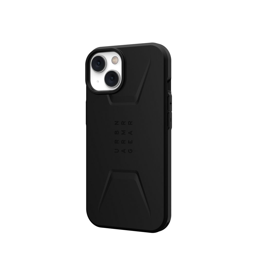 Apple iPhone 13 / iPhone 14 UAG Civilian ütésálló hátlap tok (Fekete)