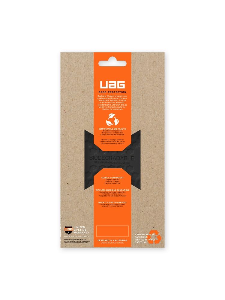 Apple iPhone 13 / iPhone 14 UAG Outback ütésálló BIO prémium tok (Fekete)