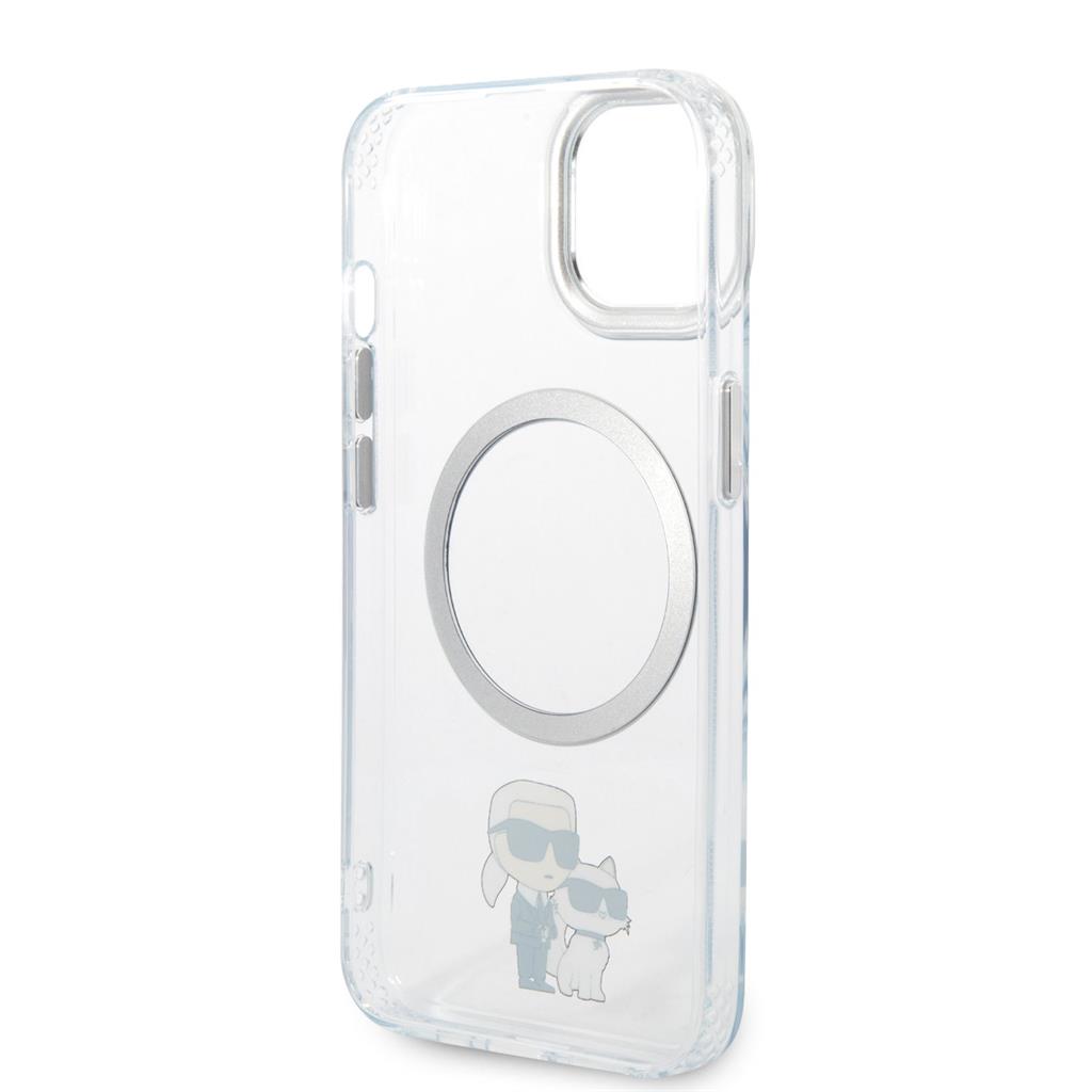 Apple iPhone 13 Karl Lagerfeld MagSafe Compatible IML Karl and Choupette NFT tok (Átlátszó) – KLHMP13MHNKCIT