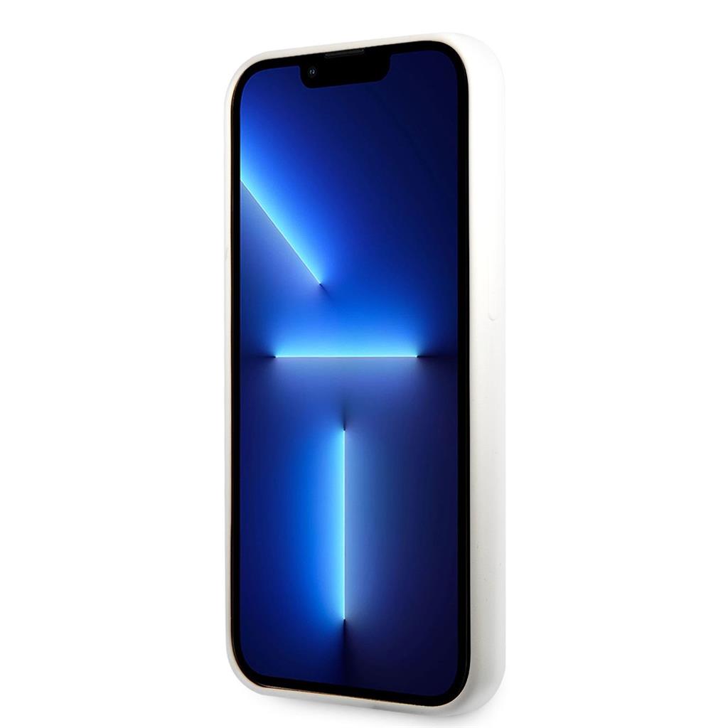 Apple iPhone 13 Karl Lagerfeld Liquid Silicone Choupette NFT tok (Fehér) – KLHCP13MSNCHBCH