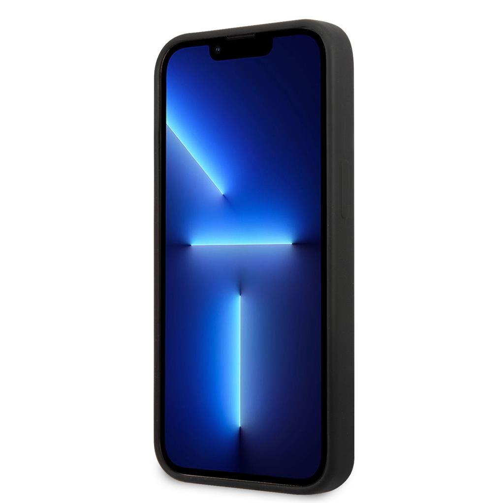 Apple iPhone 13 Karl Lagerfeld Liquid Silicone Choupette NFT tok (Fekete) – KLHCP13MSNCHBCK
