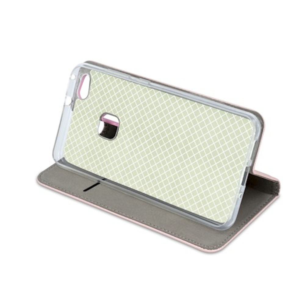 Apple iPhone 13 Mini smart magnet mágneses notesz tok (Rózsa-Arany)
