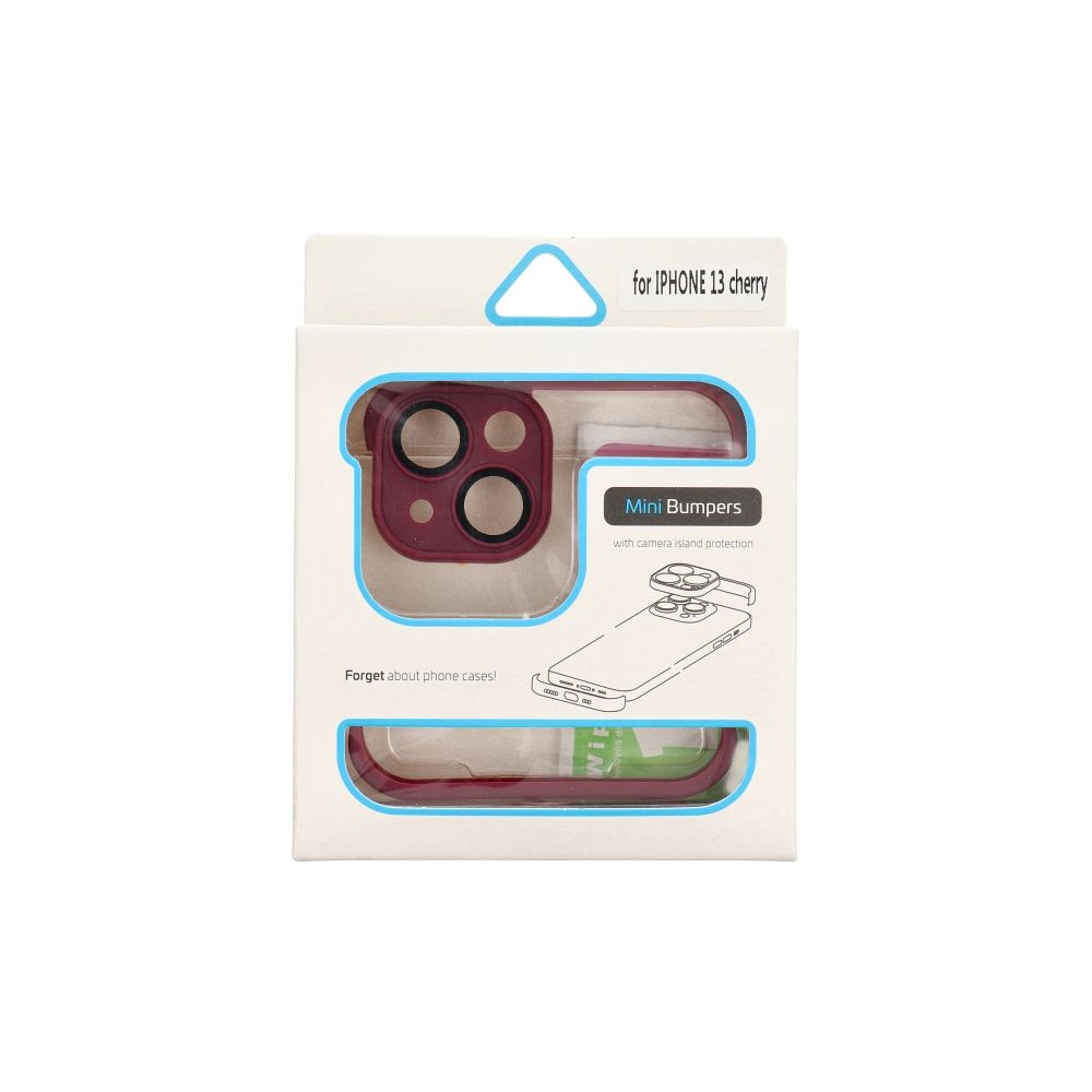 Apple iPhone 13 Mini Bumpers tok kameravédelemmel (Cseresznye)