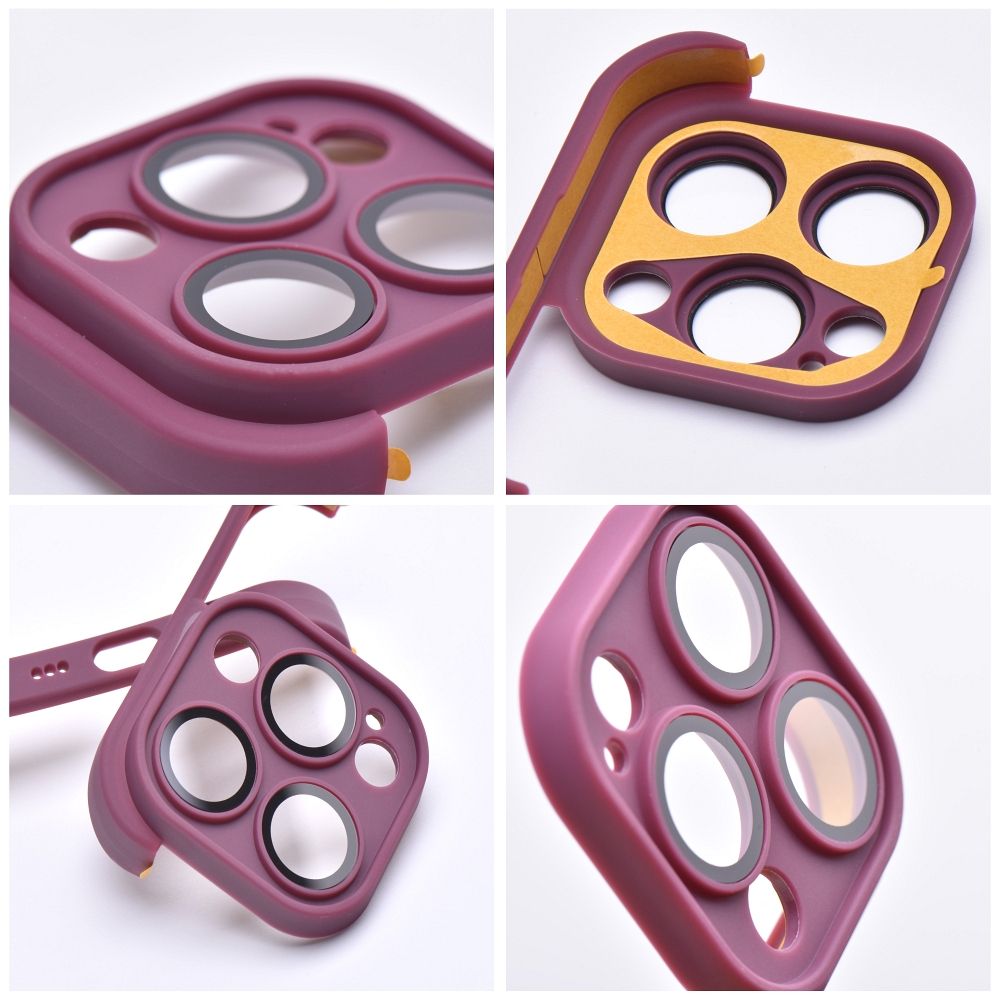 Apple iPhone 13 Mini Bumpers tok kameravédelemmel (Cseresznye)