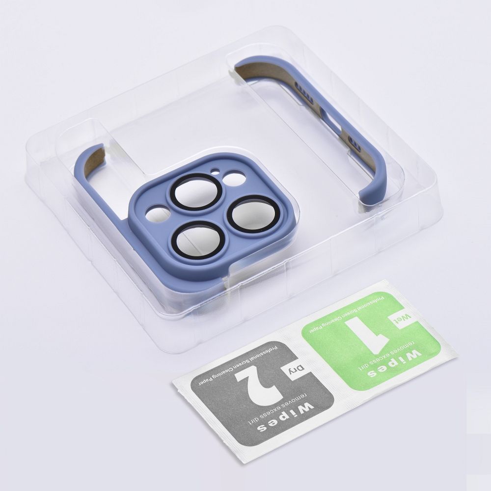 Apple iPhone 13 Mini Bumpers tok kameravédelemmel (Kék)