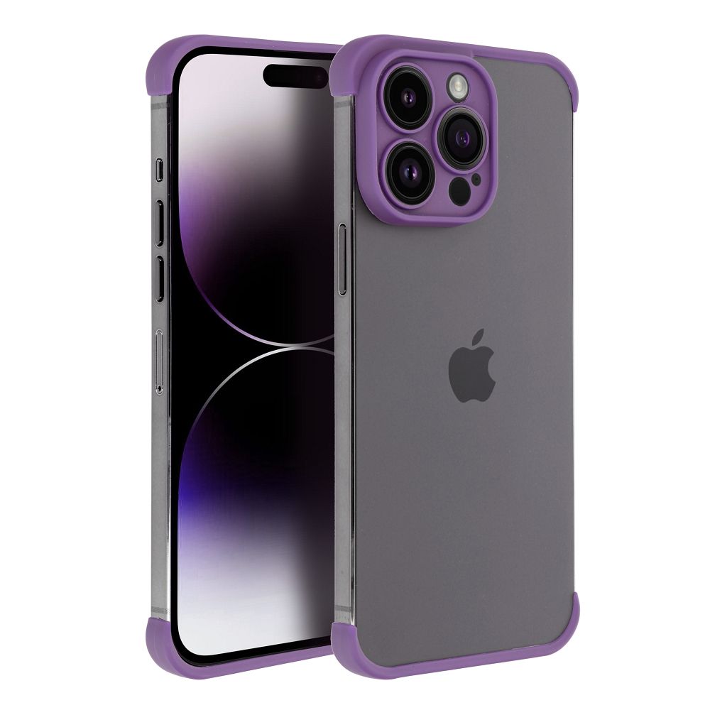 Apple iPhone 13 Mini Bumpers tok kameravédelemmel (Sötétlila)