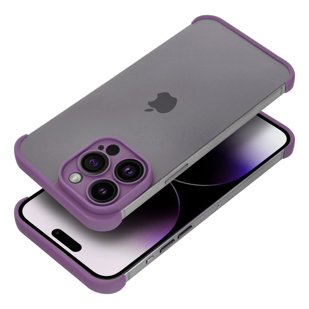 Apple iPhone 13 Mini Bumpers tok kameravédelemmel (Sötétlila)