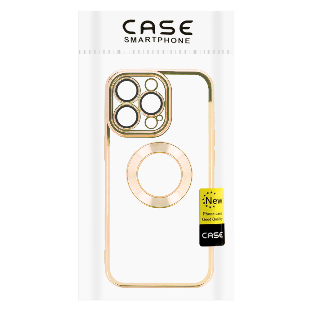 Apple iPhone 13 Pro Beauty átlátszó hátlap tok (Arany)