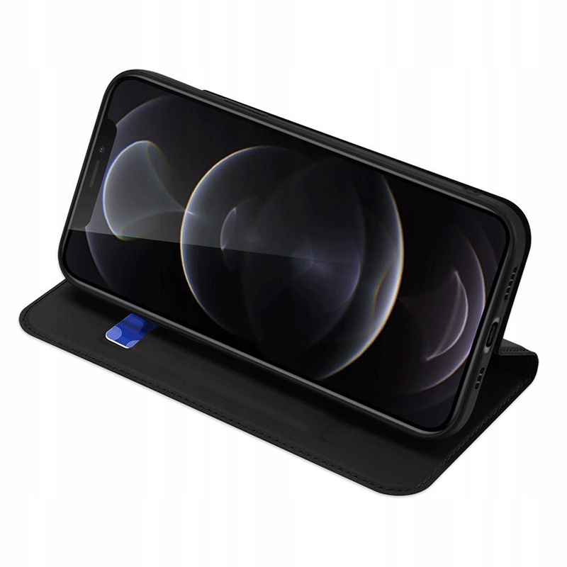 Apple iPhone 13 Pro DUX DUCIS skin bőr notesz tok (Fekete)
