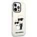 Apple iPhone 13 Pro Karl Lagerfeld IML Glitter Karl and Choupette NFT tok (Átlátszó) – KLHCP13LHNKCTGT