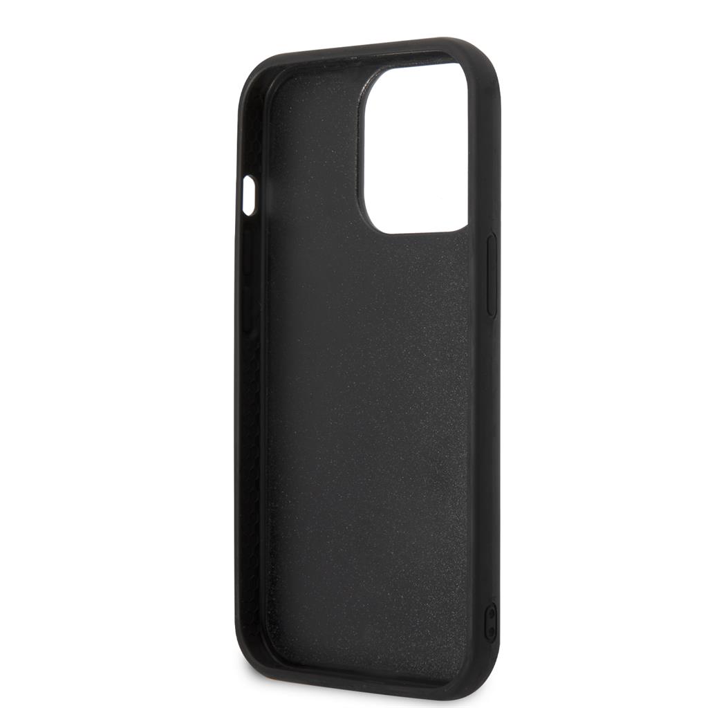 Apple iPhone 13 Pro Karl Lagerfeld & Choupette 3D szilikon hátlap tok (Fekete - KLHCP13L3DRKCK) 4