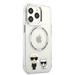 Apple iPhone 13 Pro Karl Lagerfeld MagSafe Compatible Karl and Choupette tok (Átlátszó) – KLHMP13LHKCT