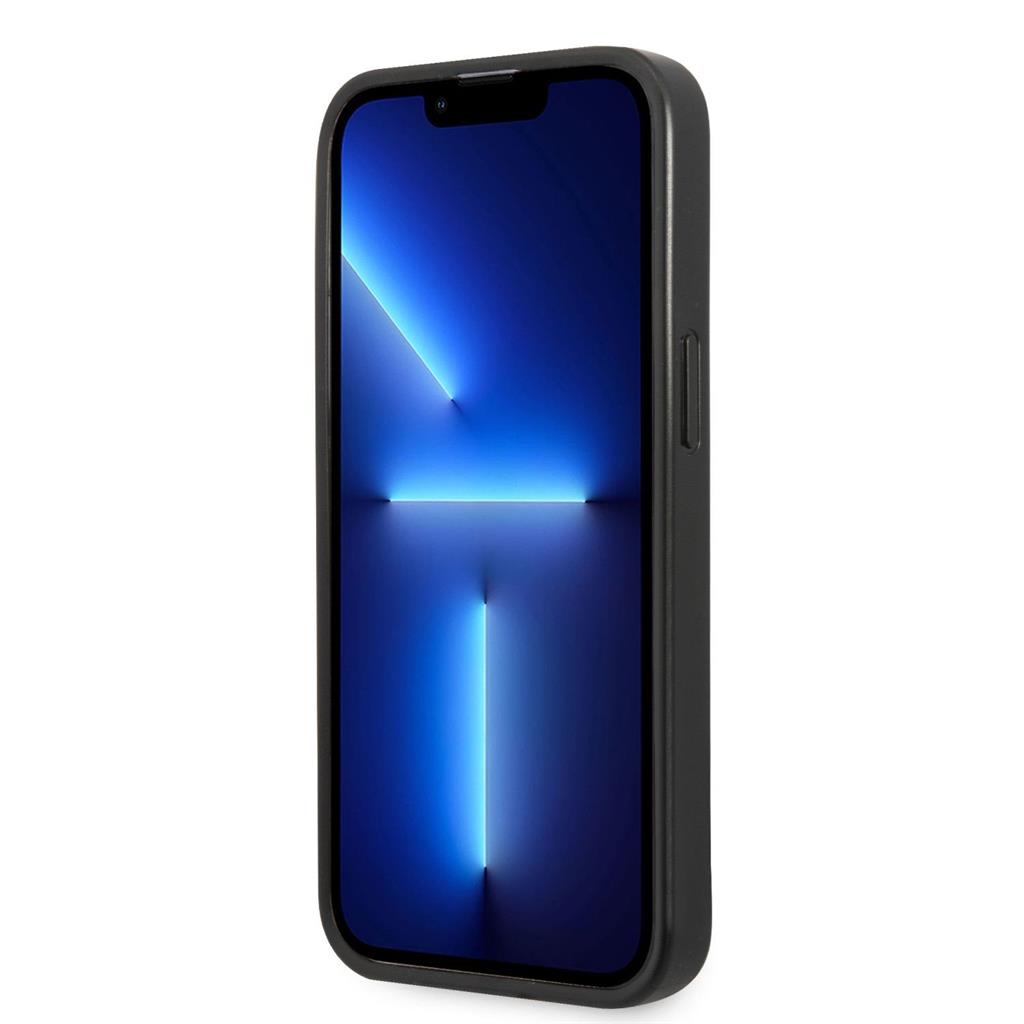 Apple iPhone 13 Pro Karl Lagerfeld Monogram Ikonik tok (Fekete) – KLHCP13LPMNIKBK