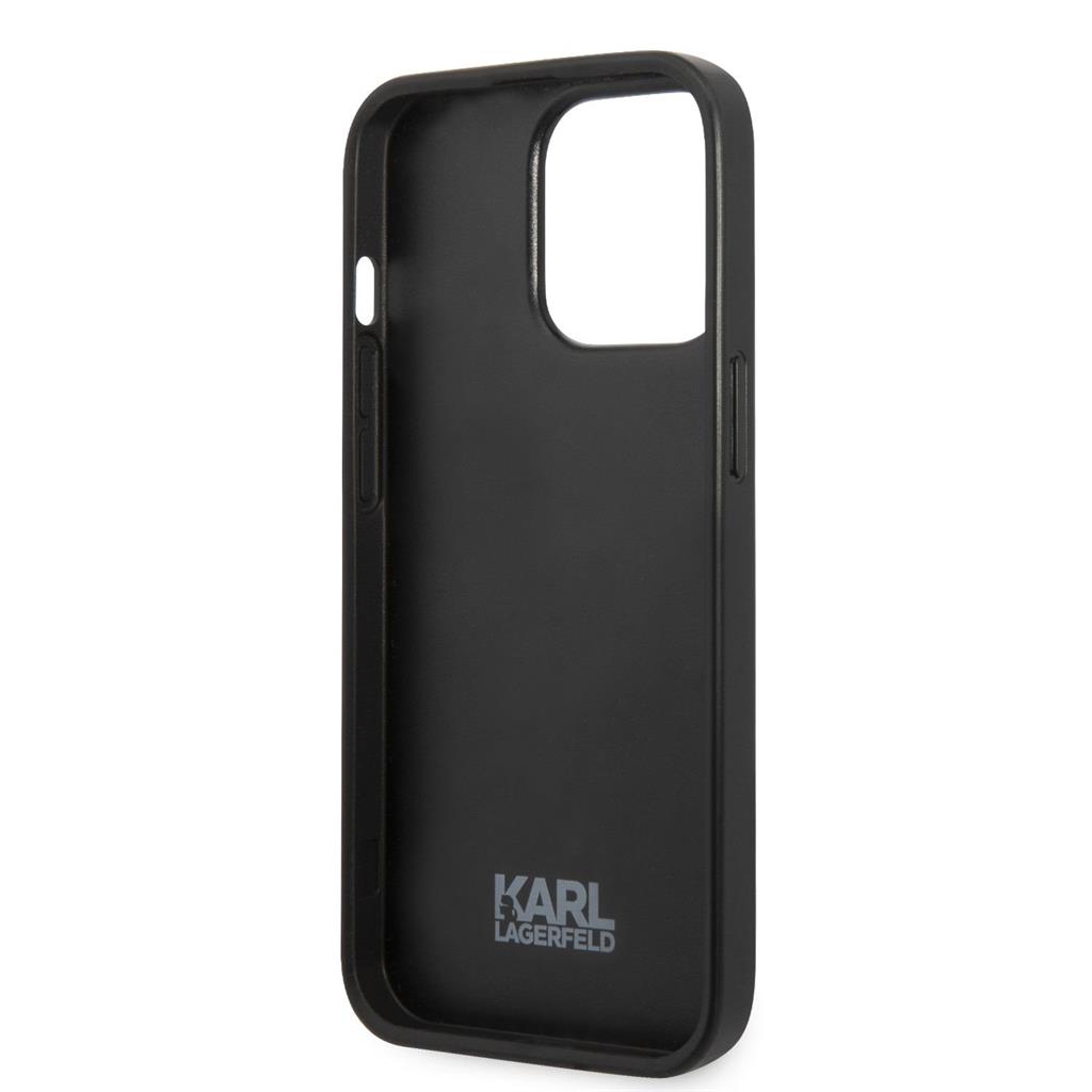 Apple iPhone 13 Pro Karl Lagerfeld Monogram Ikonik tok (Piros) – KLHCP13LPMNIKPI
