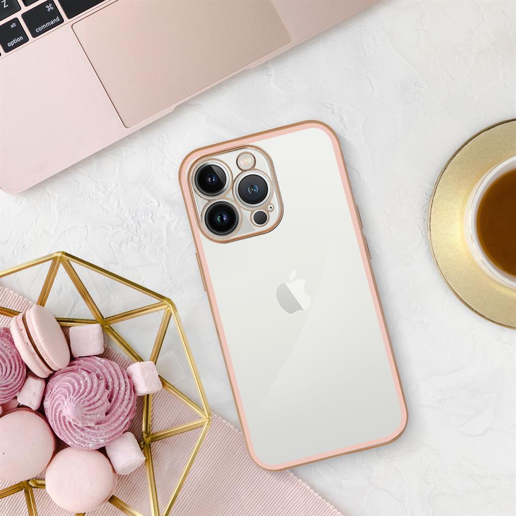 Apple iPhone 13 Pro LUX hátlap tok (Rózsaszín)