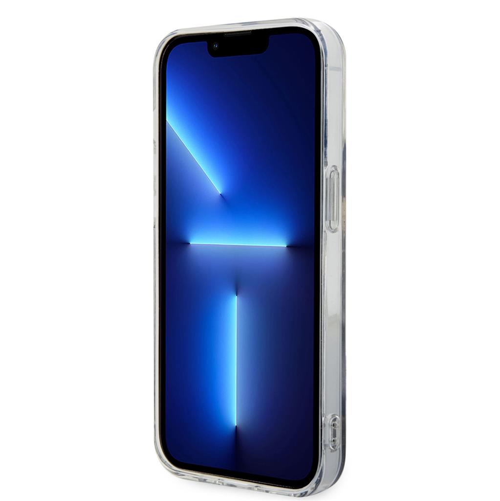 Apple iPhone 13 Pro Guess Marble IML MagSafe tok (Fekete) - GUHMP13LHTMRSK