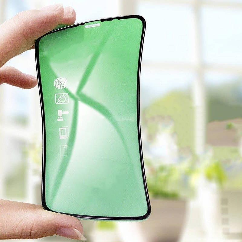 Apple iPhone 13 Pro Max / 14 Plus 9D kerámia üvegfólia, átlátszó (fekete keret)