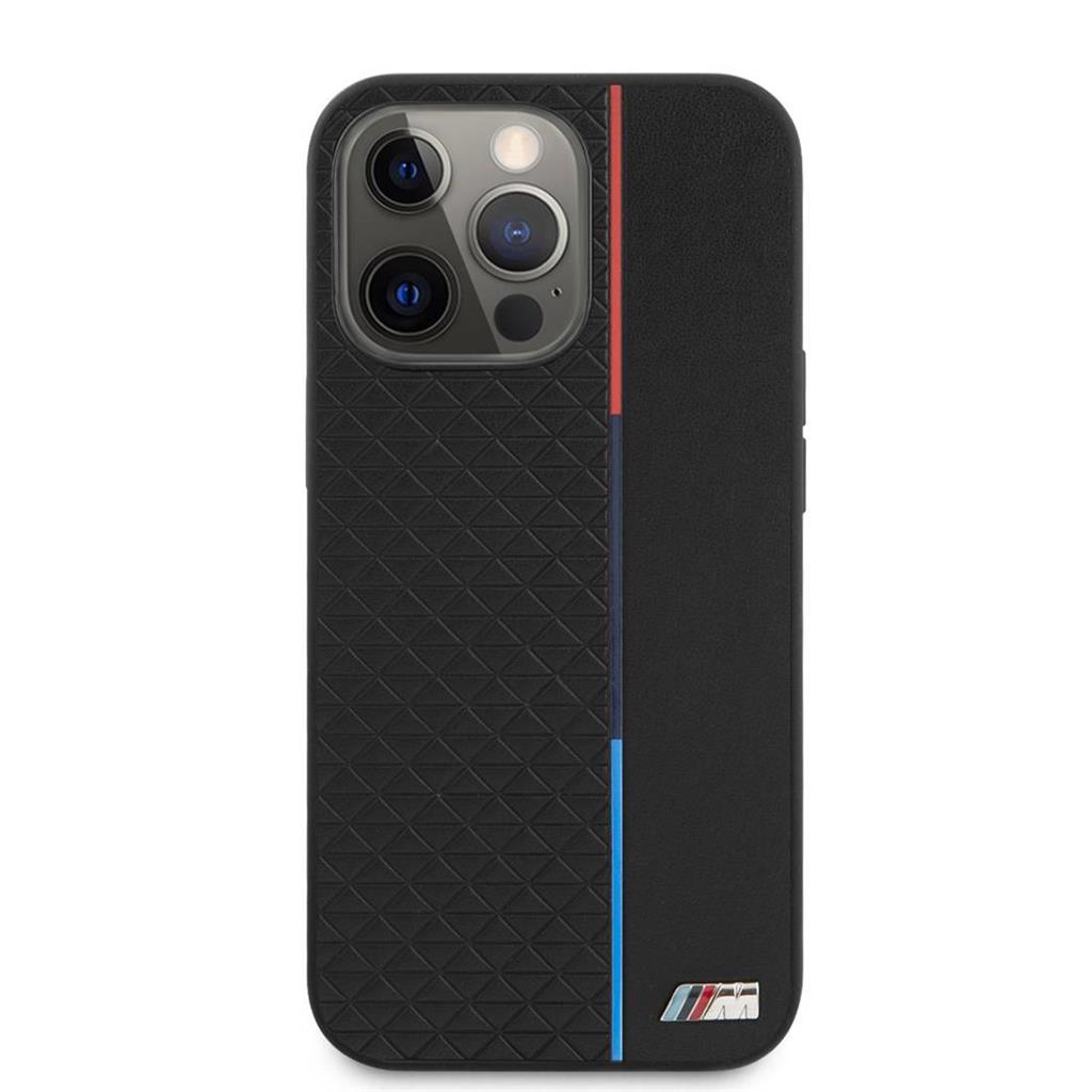 Apple iPhone 13 Pro Max BMW M collection triangles hátlap tok (Fekete) BMHCP13XTRTBK 0