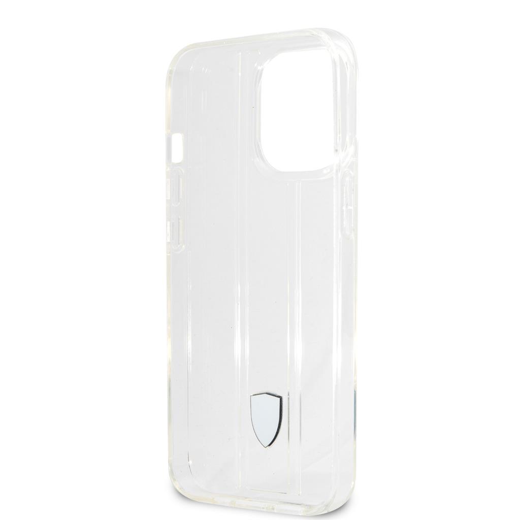 Apple iPhone 13 Pro Max (6.7) Ferrari 3D stripes prémium hátlap tok, átlátszó - FES3SHCP13XTR
