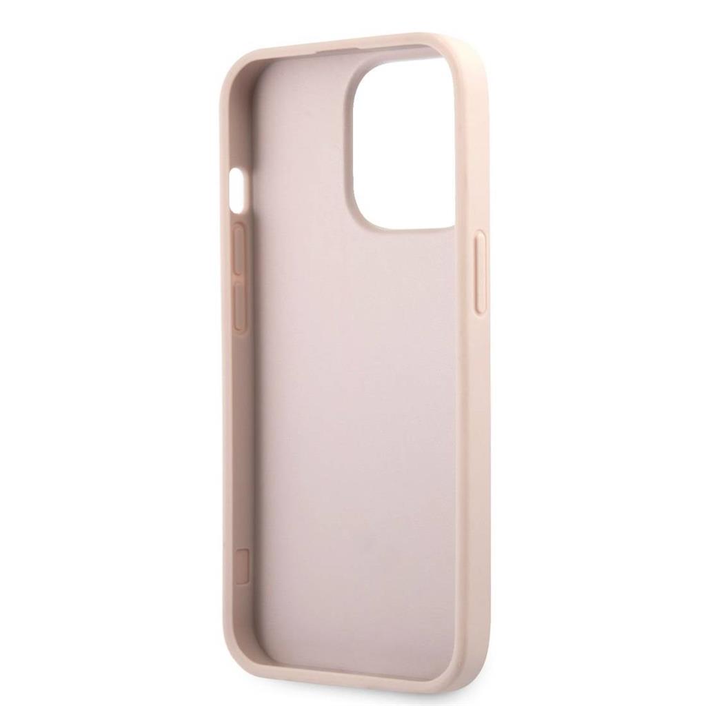 Apple iPhone 13 Pro Max (6,7") GUESS prémium hátlap tok, GUHCP13X4GDPI, pink