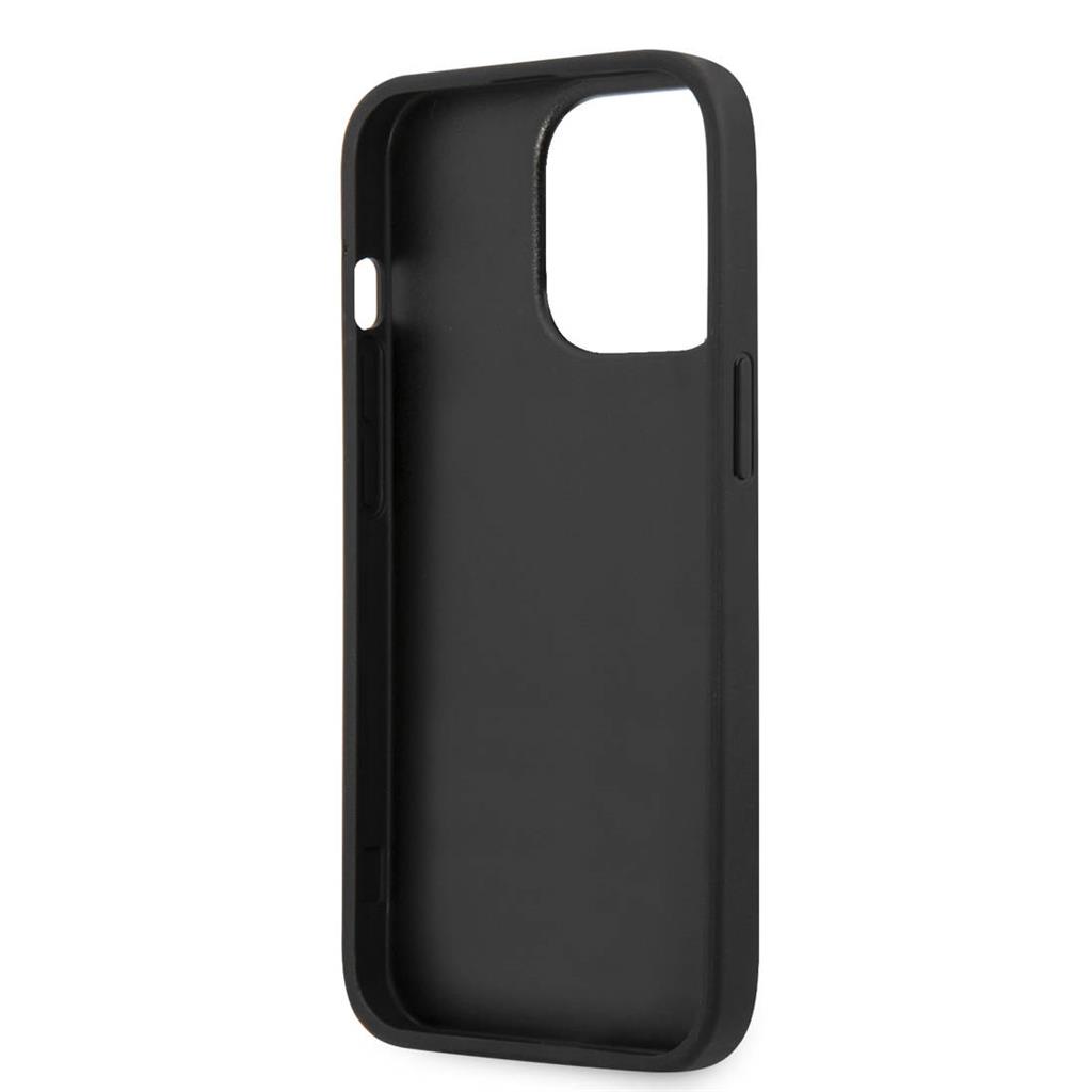 Apple iPhone 13 Pro Max (6,7") GUESS Saffiano prémium hátlap tok, GUHCP13XSA4GSBK, fekete