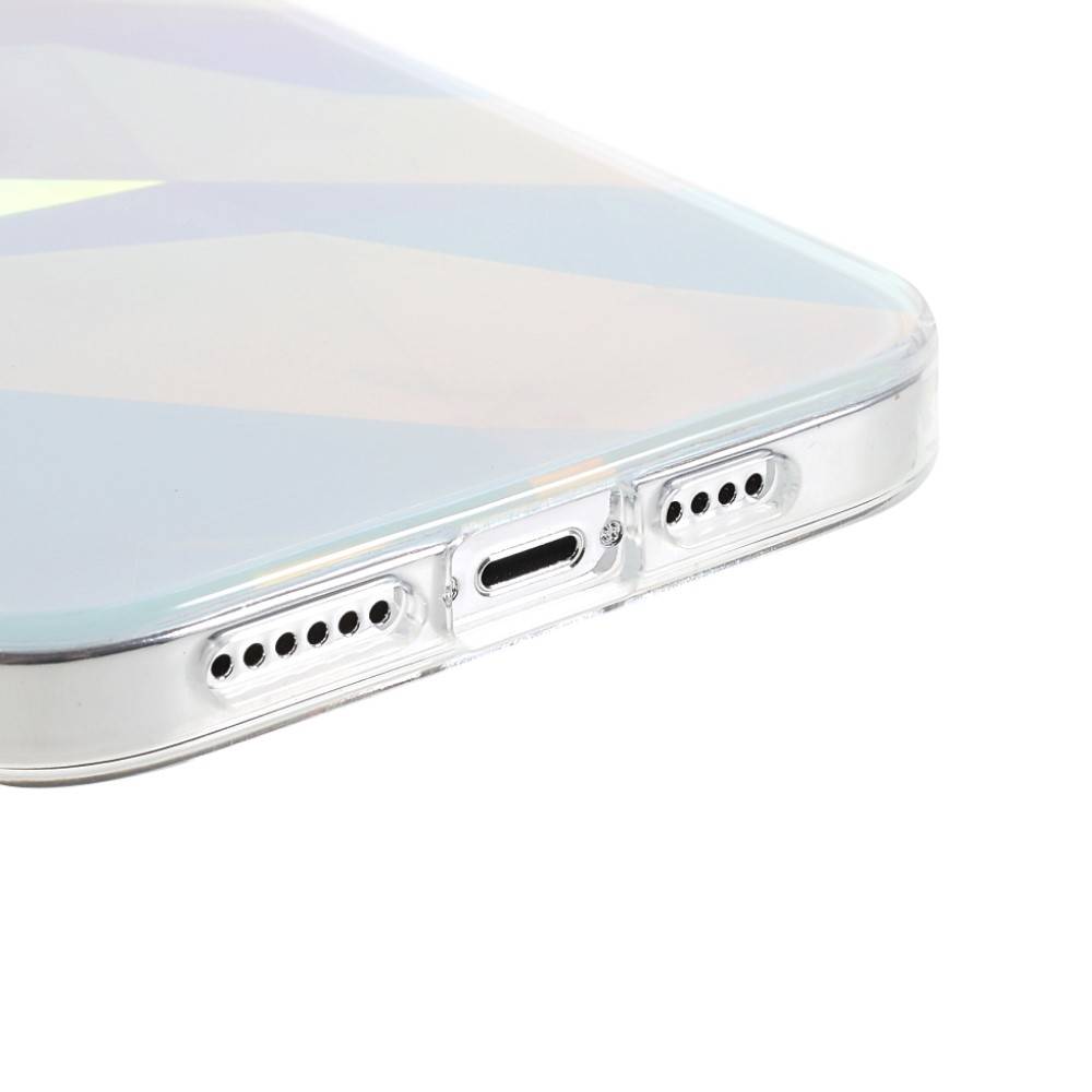 Apple iPhone 13 Pro Max (6,7") Kingxbar streamer hátlap tok, rács minta 8