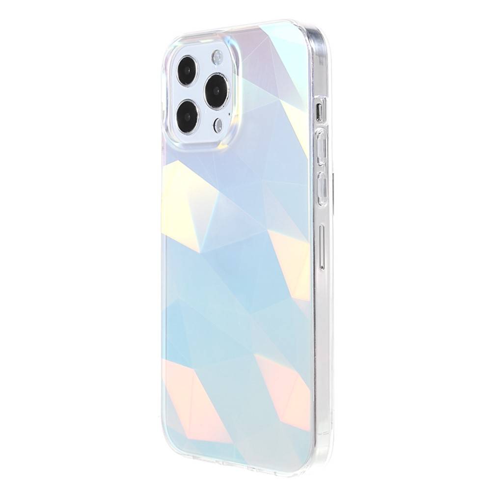 Apple iPhone 13 Pro Max (6,7") Kingxbar streamer hátlap tok, rács minta 2
