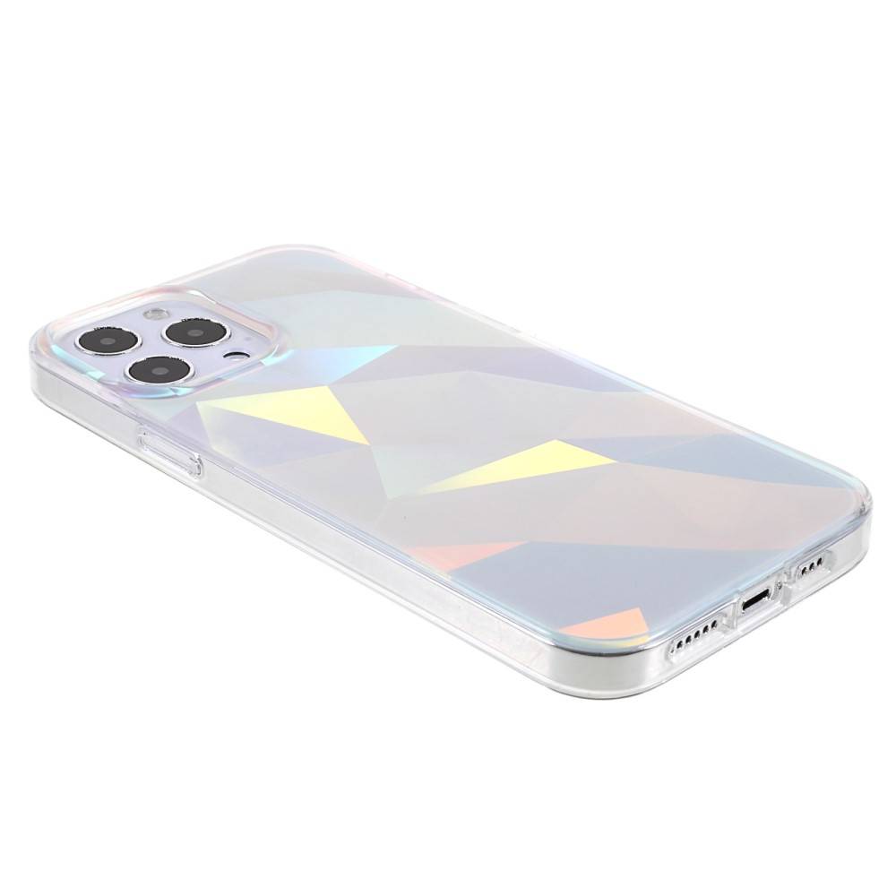 Apple iPhone 13 Pro Max (6,7") Kingxbar streamer hátlap tok, rács minta 5