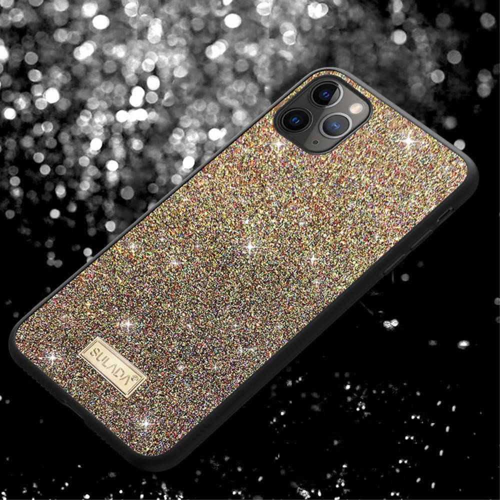 Apple iPhone 13 Pro Max SULADA dazzling glitter hátlap tok (Arany) 2