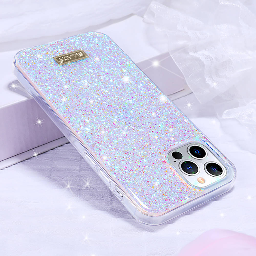 Apple iPhone 13 Pro Max Sulada luminous glitter hátlap tok (Rózsaszín) 1