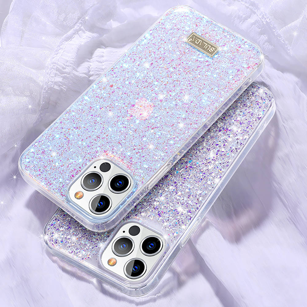 Apple iPhone 13 Pro Max Sulada luminous glitter hátlap tok (Rózsaszín) 4