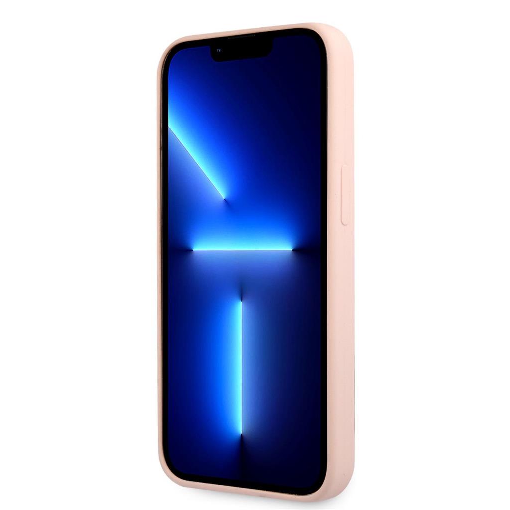 Apple iPhone 13 Pro Max Karl Lagerfeld Liquid Silicone Choupette NFT tok (Rózsaszín) – KLHCP13XSNCHBCP