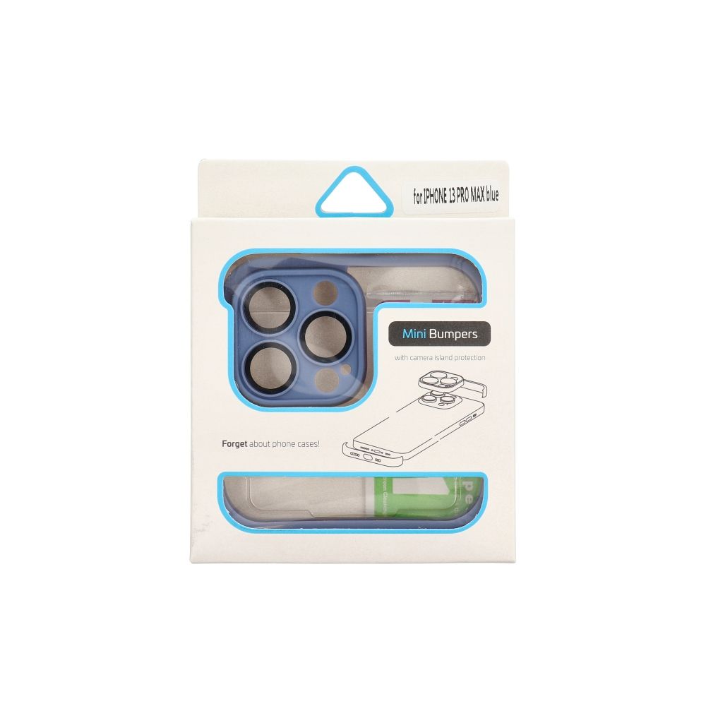 Apple iPhone 13 Pro Max Mini Bumpers tok kameravédelemmel (Kék)