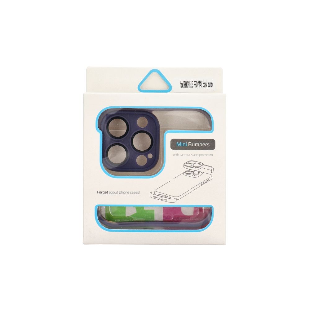 Apple iPhone 13 Pro Max Mini Bumpers tok kameravédelemmel (Sötétlila)