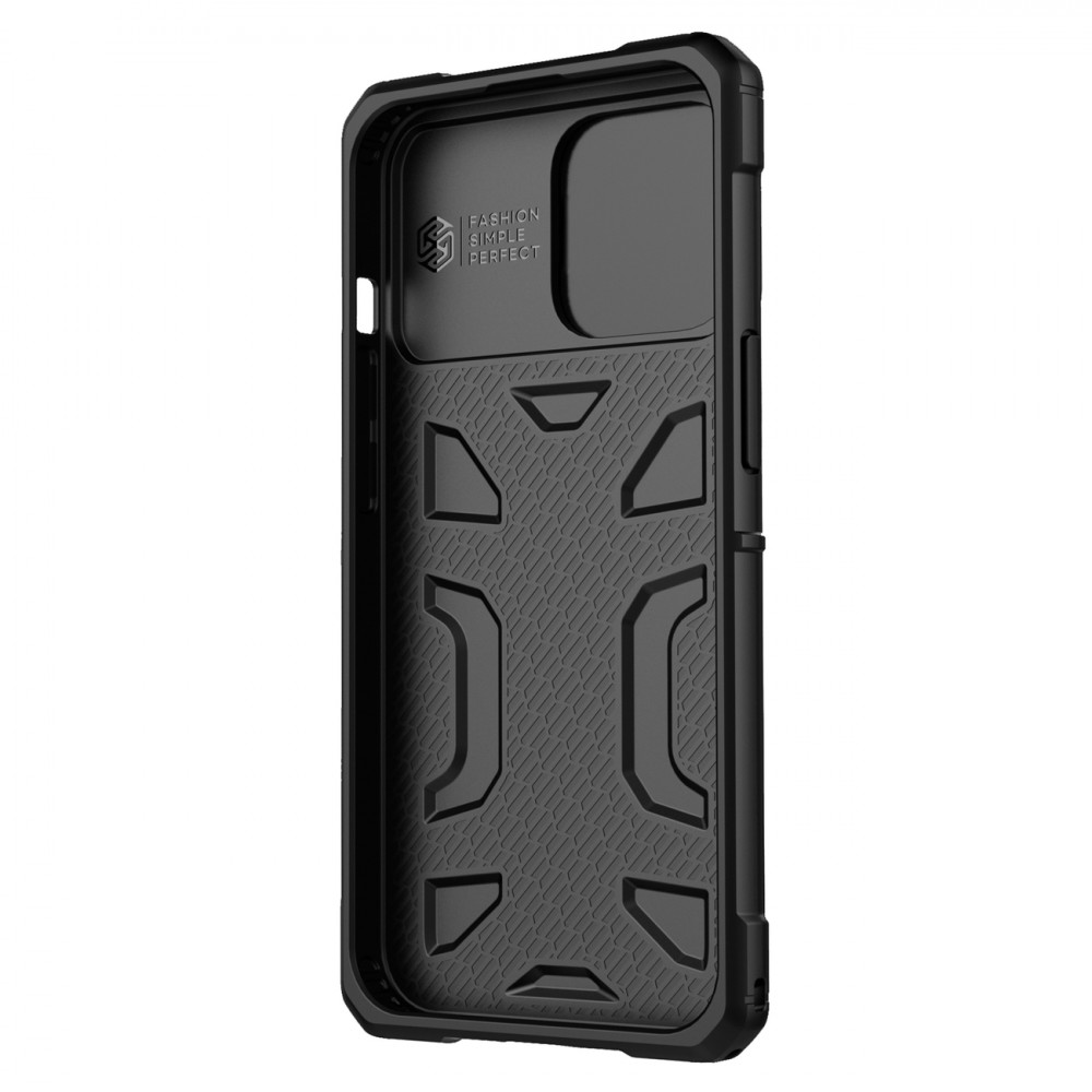 Apple iPhone 13 Pro Nillkin Adventurer strapabíró hátlap tok (Fekete)