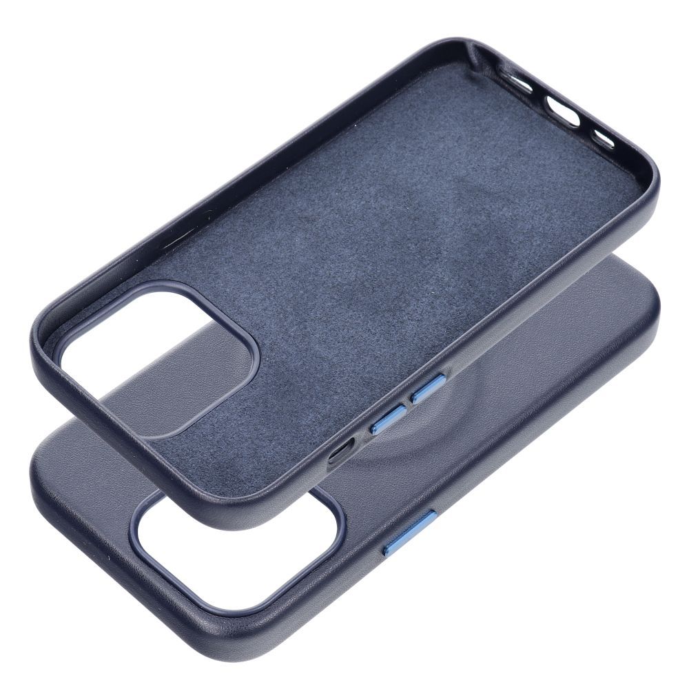 Apple iPhone 13 Pro Roar Leather magsafe hátlap tok (Kék)