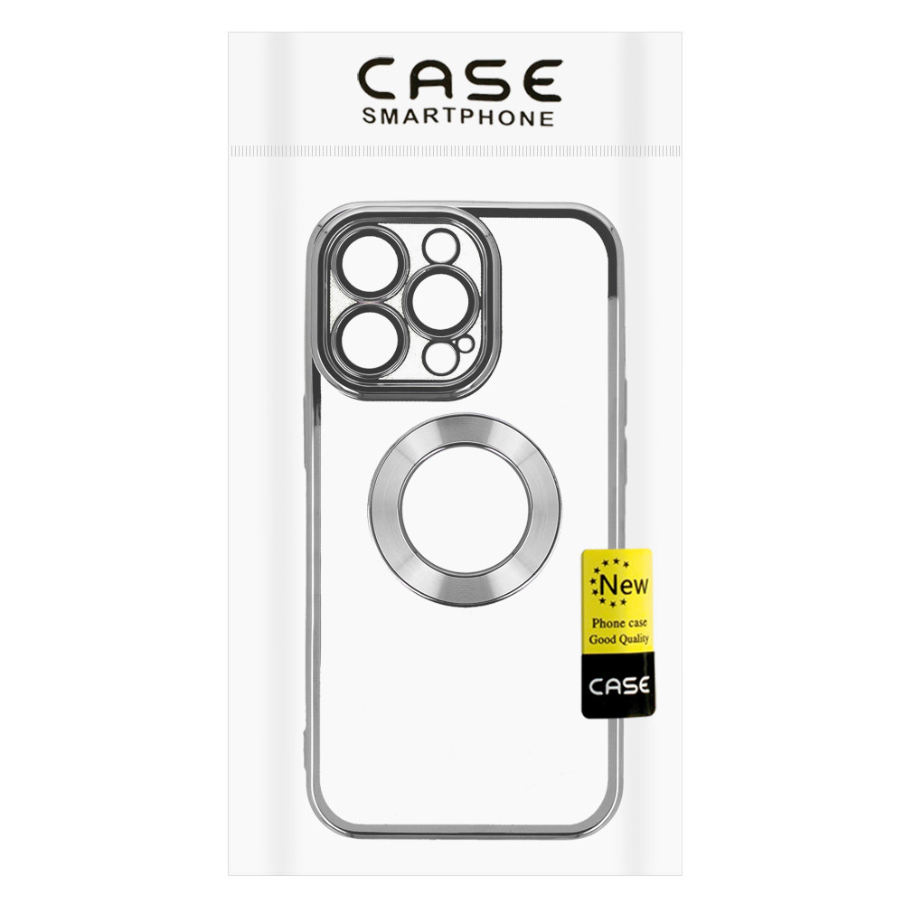 Apple iPhone 14 Beauty átlátszó hátlap tok (Fekete)