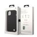 Apple iPhone 14 BMW Leather Hot Stamp tok (Fekete) - BMHCP14SSLLBK