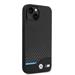 Apple iPhone 14 BMW M PU Carbon tok – Blue Line (Fekete) - BMHCP14S22NBCK