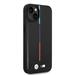 Apple iPhone 14 BMW M tok – Tricolor Stripe (Fekete) - BMHCP14S22PVTK