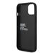 Apple iPhone 14 BMW M tok – Tricolor Stripe (Fekete) - BMHCP14S22PVTK