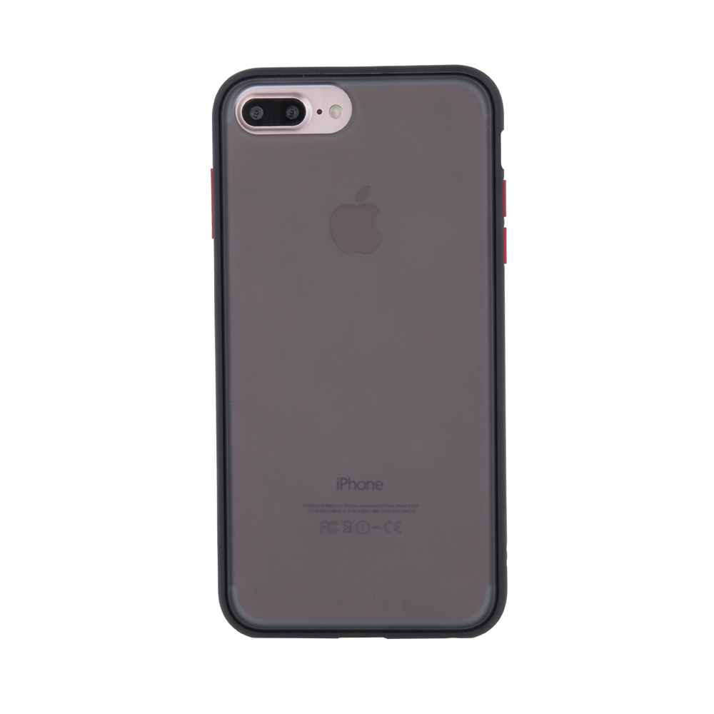 Apple iPhone 14 colored buttons hátlap tok (Fekete)